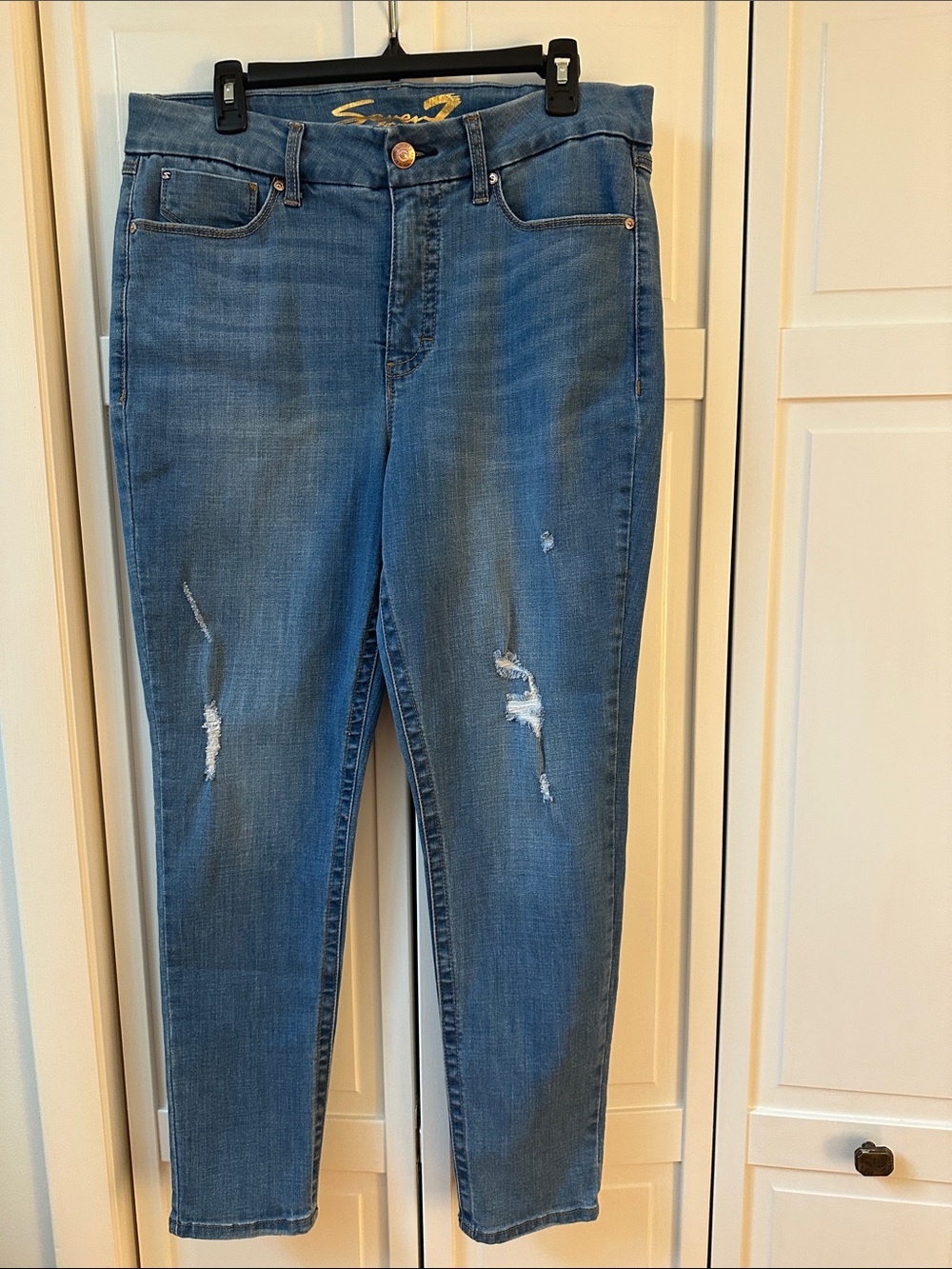 Seven7 High Rise Skinny Jeans women's 14 stretch 5 pocket NWOT